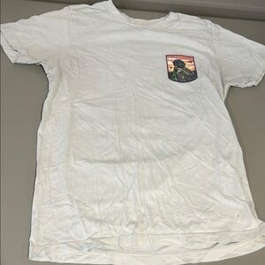 White Graphic Short Sleeve Tee